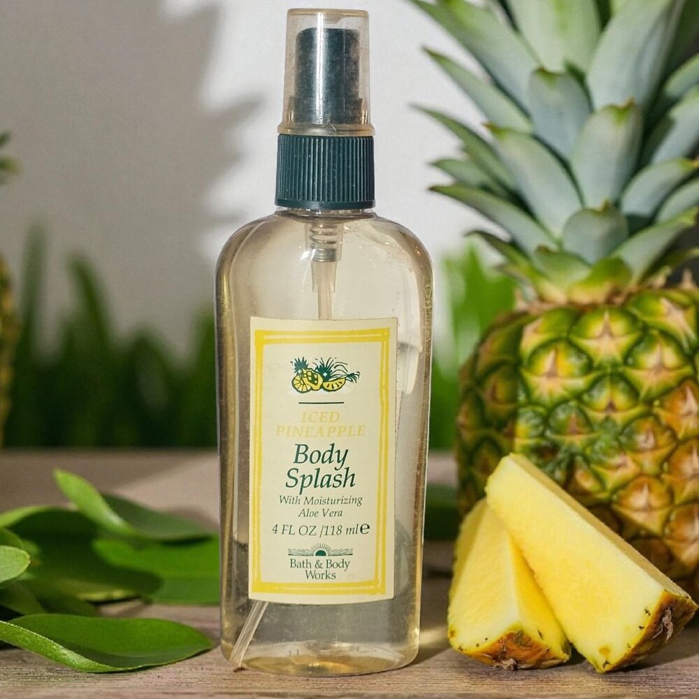 Vintage Iced‎ Pineapple Body Splash 4 FL OZ Bath & Body Works NOS NEW
